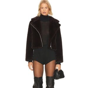 Faux Mink Jacket